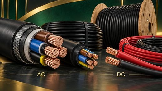 كابلات طاقة AC وDC