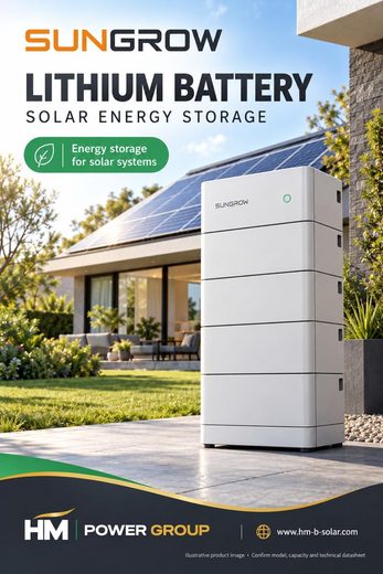 بطارية ليثيوم Sungrow لتخزين الطاقة الشمسية
