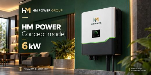 نموذج مفهومي لمحول HM POWER بقدرة 6 كيلوواط