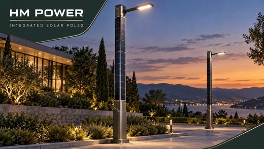 أعمدة HM POWER الشمسية المتكاملة